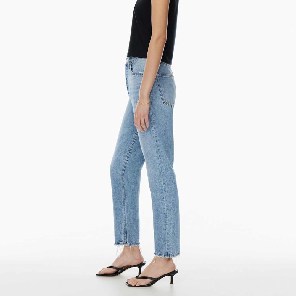 NWT! AGOLDE Fen High Rise Relaxed Taper Jeans – Size 27 – Quarrel Wash